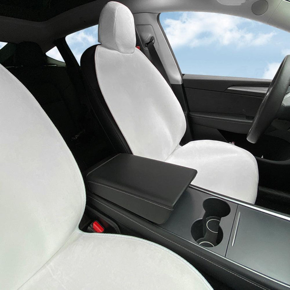 Premium Airflow Front Seat Protector for Tesla Model 3/Y - Enhance Comfort and Style
