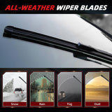 27 and 18 Windshield Wiper Blades Replacement for Tesla Model X (Set of 2)