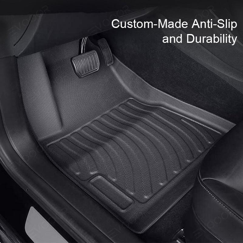2024 Model 3 Highland All-Weather Floor Mats Full Set Trunk Mat Cargo Mat Frunk Cargo Liner for Tesla