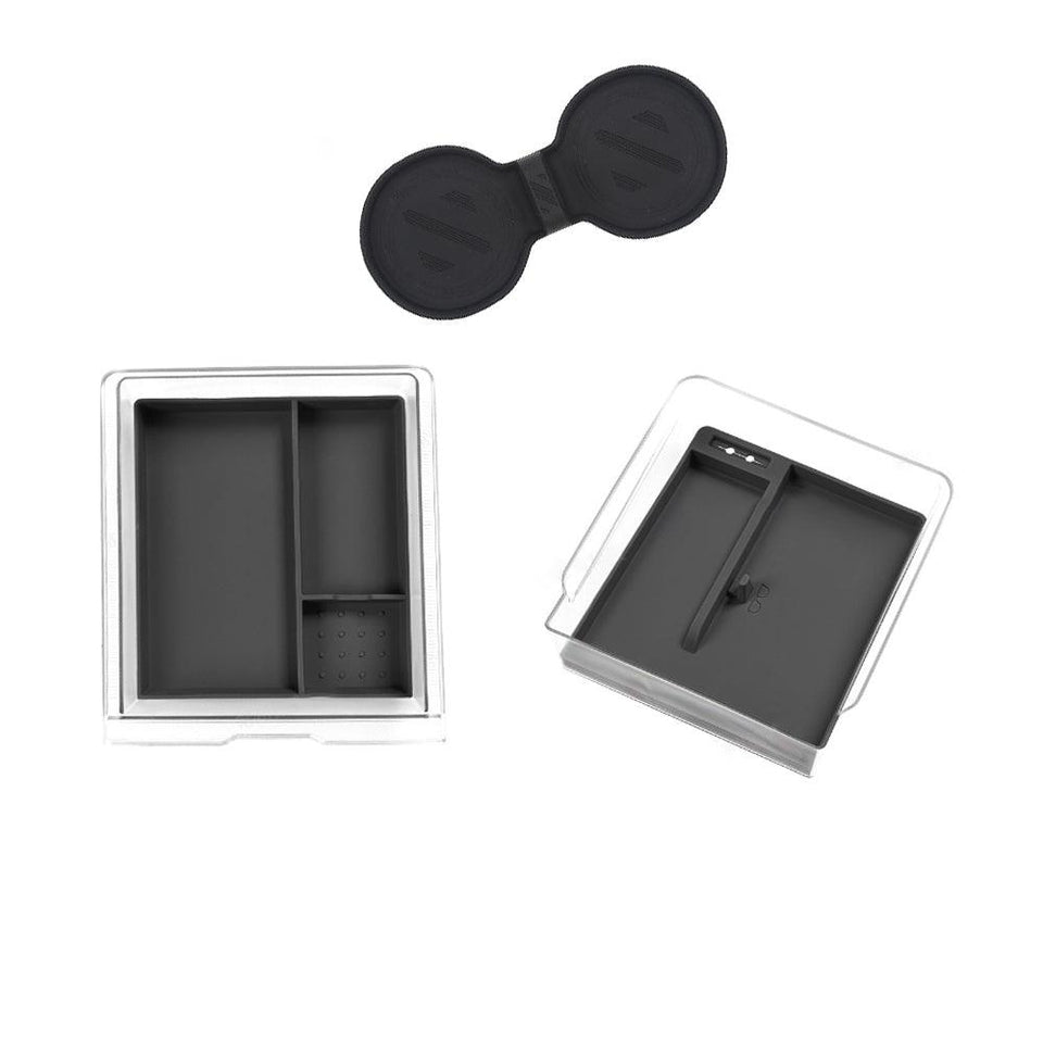 2024 Tesla Model 3 Highland Center Console Organizer Tray Designed For  Armrest Storage Box Cup pad Wireless charging pad Set