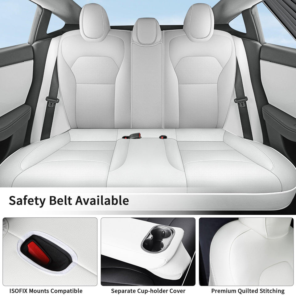 Luxury Highland Seat Cover for 2024+ Tesla Model 3 - Complete Protection and Style!