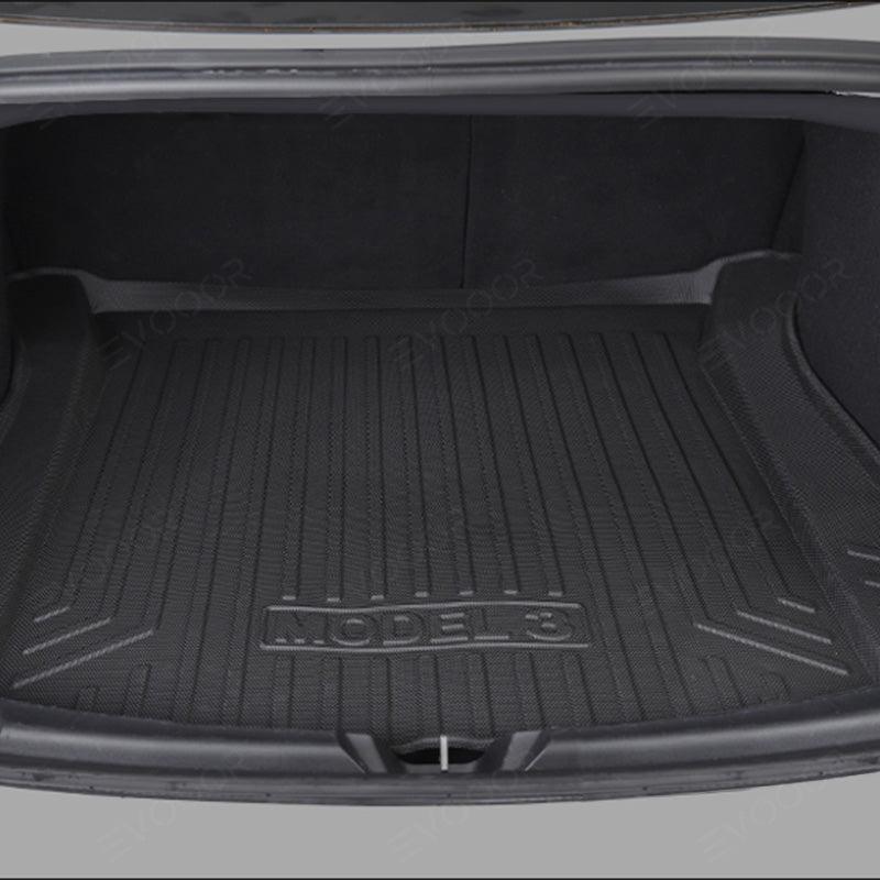 2024 Model 3 Highland All-Weather Floor Mats Full Set Trunk Mat Cargo Mat Frunk Cargo Liner for Tesla