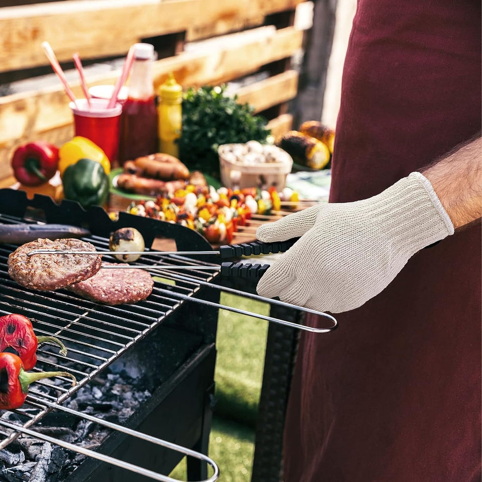 12 Pairs Cotton Glove Liners for BBQ. Cooking. Grilling. Food Handling - Safety Work Gloves Hand Saver. Large