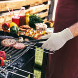 12 Pairs Cotton Glove Liners for BBQ. Cooking. Grilling. Food Handling - Safety Work Gloves Hand Saver. Large