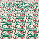 Custom Cream Kelly Green-White 3D Christmas Hockey Lace Neck Jersey