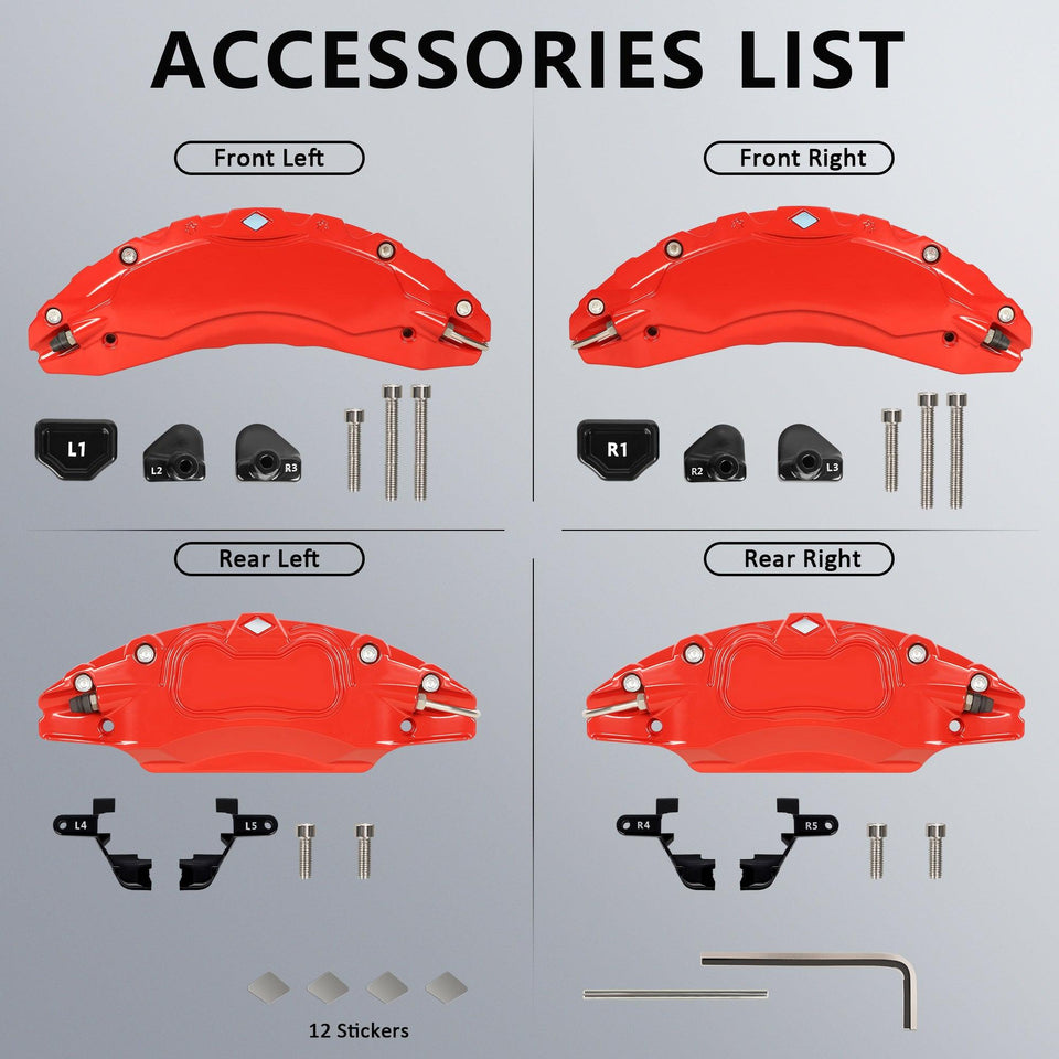 Tesla 2024 Model 3 Highland Brake Caliper Covers (4PCS)