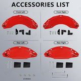 Model S/X Brake Caliper Covers (4Pcs) for Tesla(2019-2021)