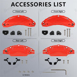 Model 3/Y Brake Caliper Covers (4Pcs) (2017-2023) for Tesla