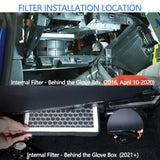 Cabin Air Filter & HEPA Filter with Activated Carbon for Tesla Model S