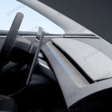 2024 Model 3 Highland Alcantara Dashboard Air Outlet Cover Sticker For Tesla