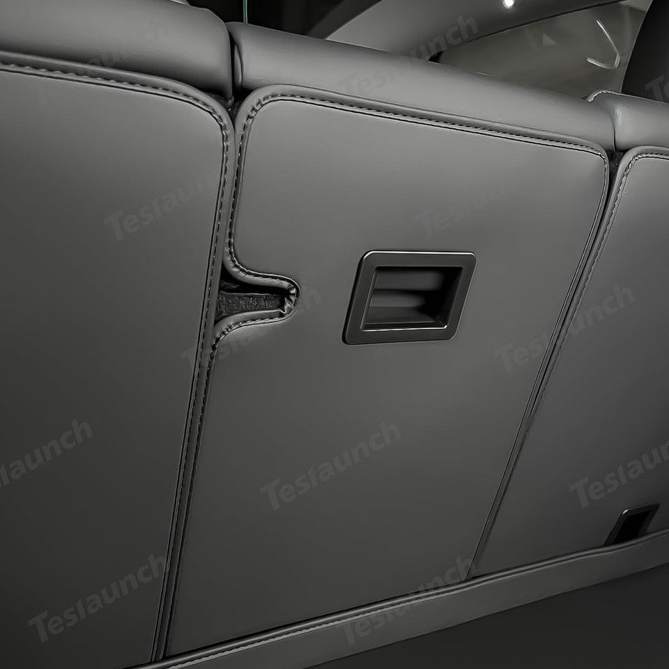 Nappa Leather Rear Seat Back Protector for Tesla Model Y Juniper 2025+