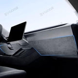 2024 Model 3 Highland Alcantara Anti-kick Stickers Under the Dashboard For Tesla