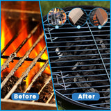 Grill Scraper. Soild Oak Wooden Grill Brush. Grill Scraper for Outdoor Grill. Bristle Free Grill Scrapers. Grill Grate Cleaner Safe Wood Grill Brusher