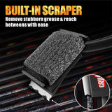 GRILLART Grill Brush Bristle Free. Steamwizards [Ultra Safe & Efficient] Grill Cleaner Brush with 1 Replacement Head. for Cast Iron and Stainless Steel Grates. BBQ Grill Brush for Outdoor Grill