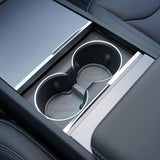 2024 Model 3 Highland Water Cup Holder Storage Box Console TPE Silicone Holder Cup Holder Insert for Tesla