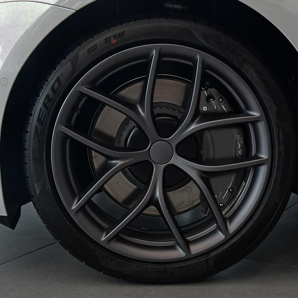 Model 3/Y Black Tesla Brake Caliper Covers (4Pcs) For Tesla 2017-2023