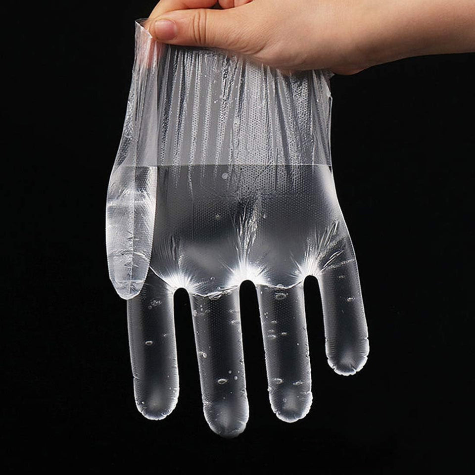 1500 Pcs Plastic Gloves Disposable - Food Prep Gloves Disposable Gloves Transparent for Food Service. Cleaning. One Size Fits Most…