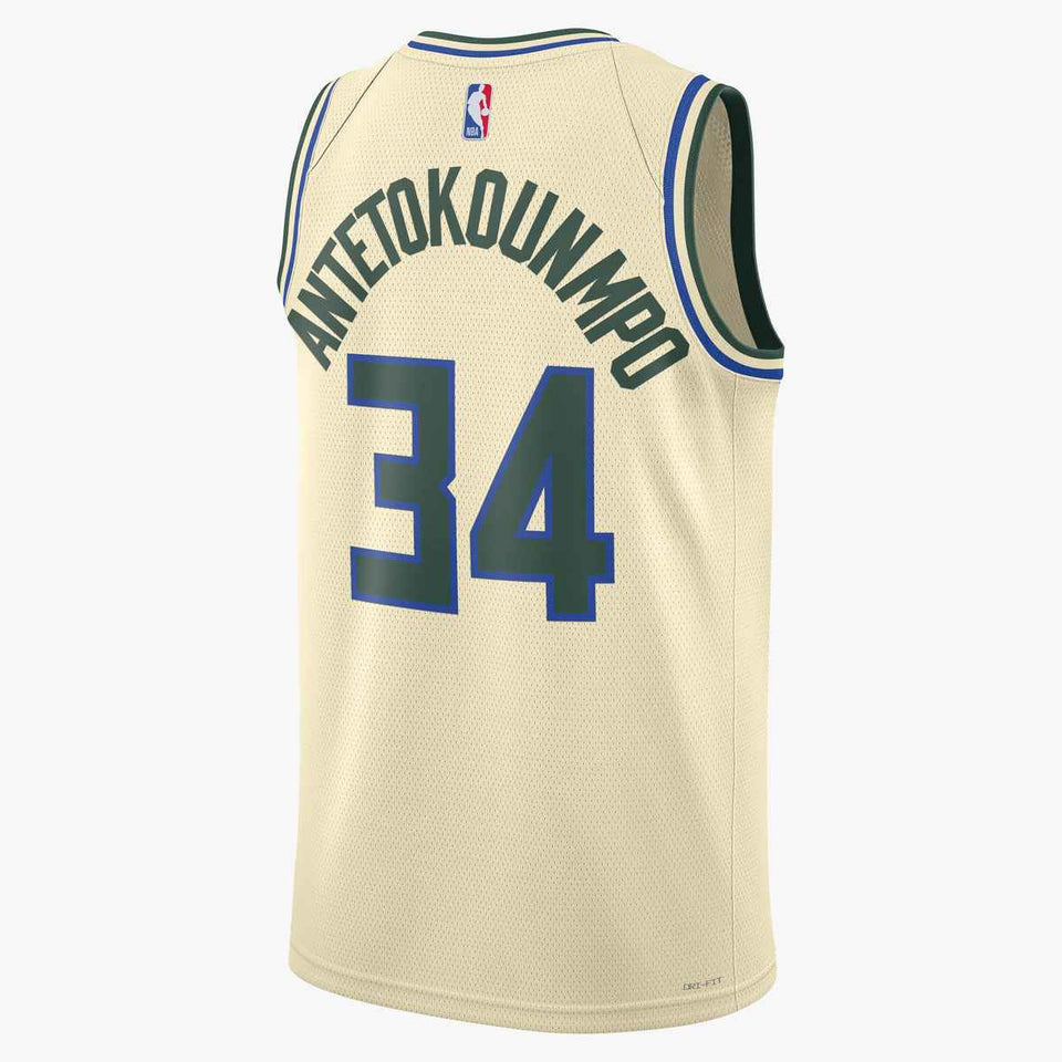 Giannia Antetokounmpo Milwaukee Bucks 2026 City Edition NBA Swingman Jersey