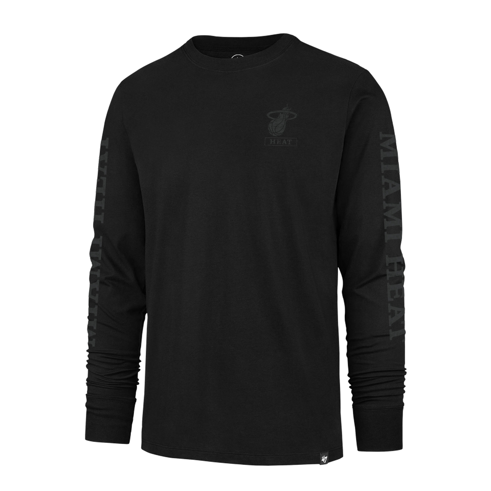 '47 Brand Miami HEAT Triple Down Long Sleeve Tee