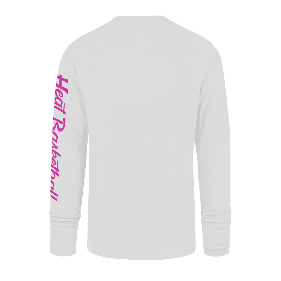 '47 Brand Miami HEAT Original Vice Nights White Long Sleeve Tee