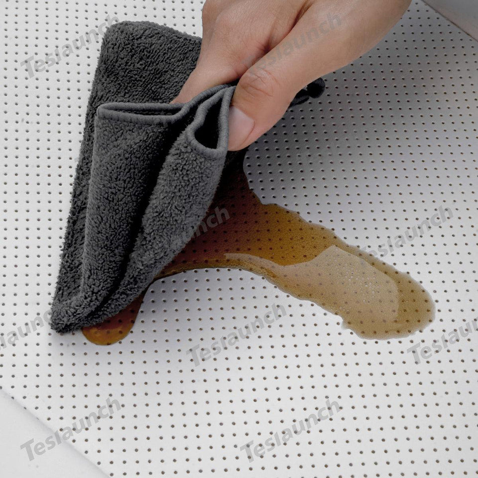 Napa Leather Seat Cushion Set – All-Season Ventilated Comfort for Tesla Model Y Juniper 2025+ (7-Piece Set)