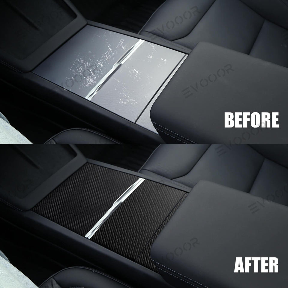 2024 Model 3 Highland Real Carbon Fiber Center Panel for Tesla