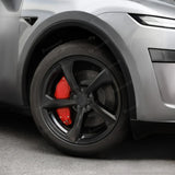 Set of 4 Red Brake Caliper Covers for Tesla Model Y - Enhanced Style for 2025+ Models