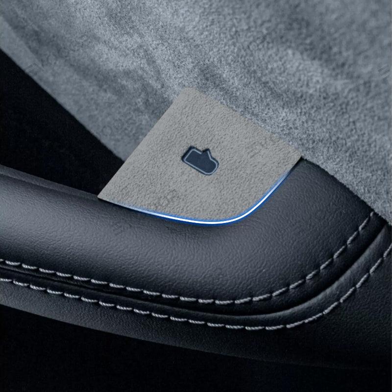 2024 Model 3 Highland Alcantara Door Button Switch Cover 4 PCS For Tesla