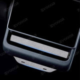 2024 Model 3 Highland Alcantara Rear Air Vent Cover Sticker 2 PCS For Tesla