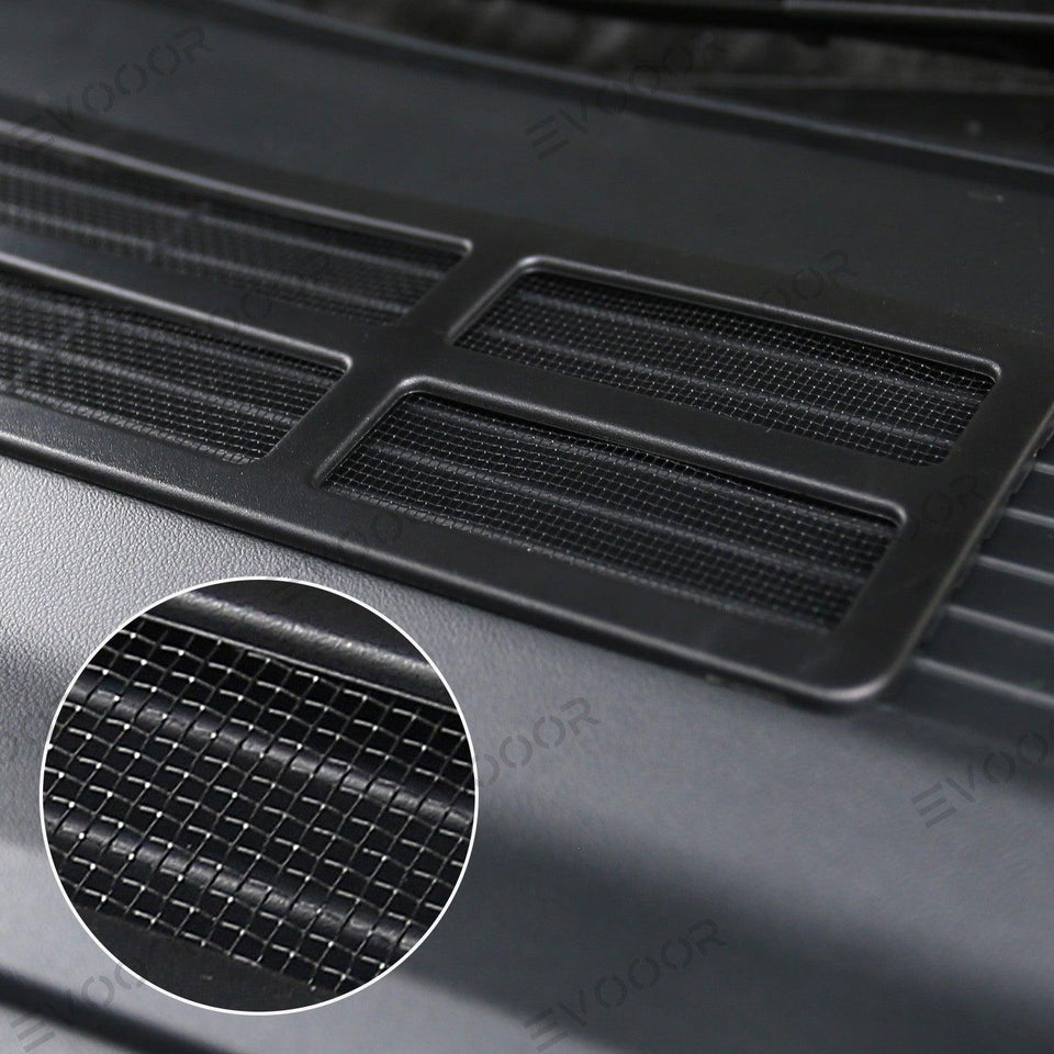 2024 Model 3 Highland Front Standby Storage Box Cover Air Conditioner Air Inlet Protective Mesh Grill Panel for Tesla