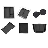 2024 Tesla Model 3 Highland Center Console Organizer Tray Designed For  Armrest Storage Box Cup pad Wireless charging pad Set