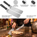 138PCS Griddle Accessories Kit.Grill Accessories for Blackstone Flat Top Set and Camp Chef.Grill Spatula.Scraper.Griddle Cleaning Kit Carry Bag for Hibachi Grill. Men Outdoor BBQ with Meat Injector