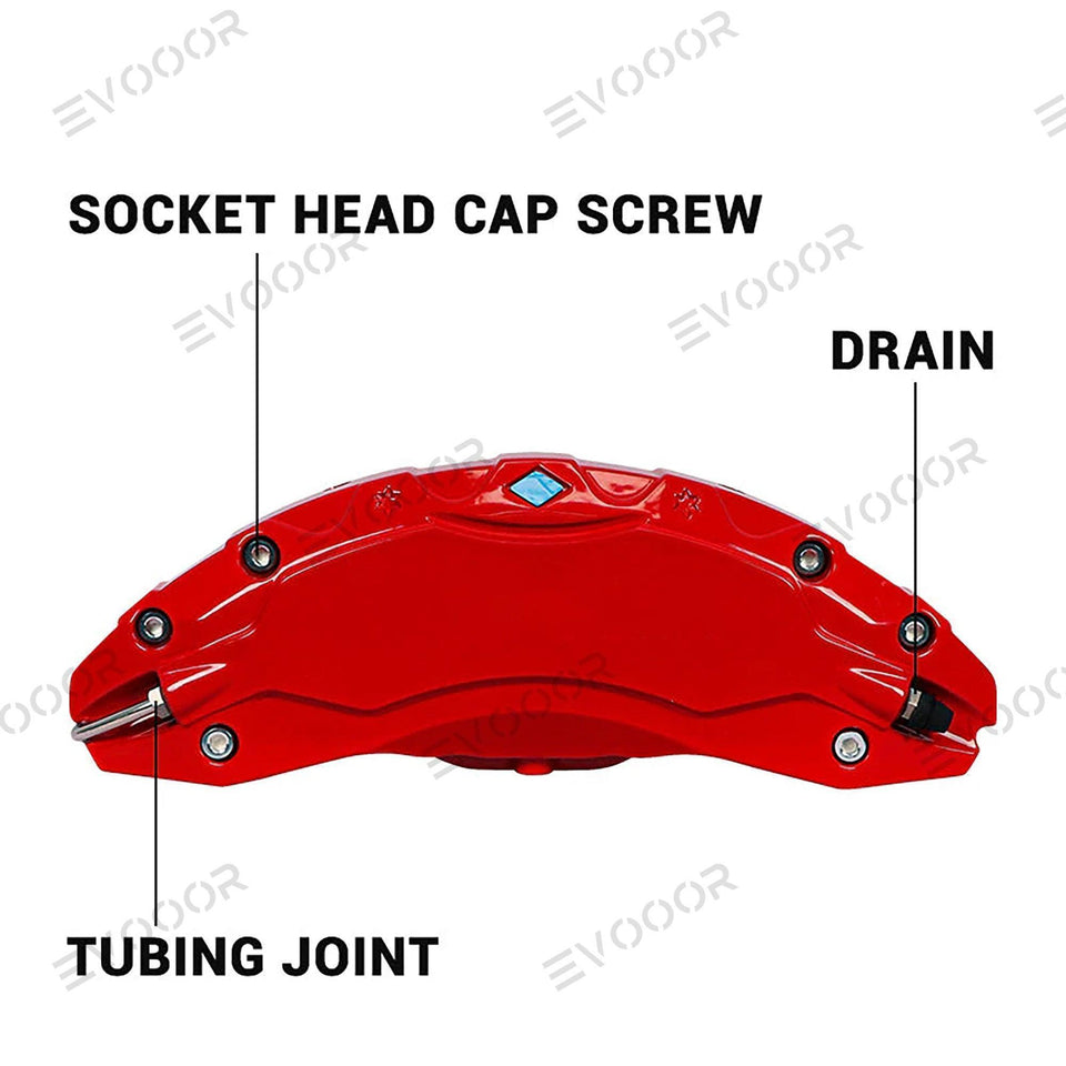 Model 3/Y Ice Blue Tesla Brake Caliper Covers (4Pcs) For Tesla 2017-2023