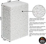 Barbecue Grill Scrubbing Stone. BBQ Grill Brick Cleaner. Griddle Stone Cleaning Block. BBQ Tools. Cleaning Block for Barbeque Grill. Tools for Outdoor Grill. BBQ Cleaner. Pack of 2