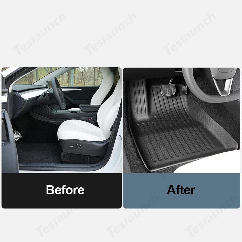 2024 Model 3 Highland  All Weather TPE Floor Mat for Tesla