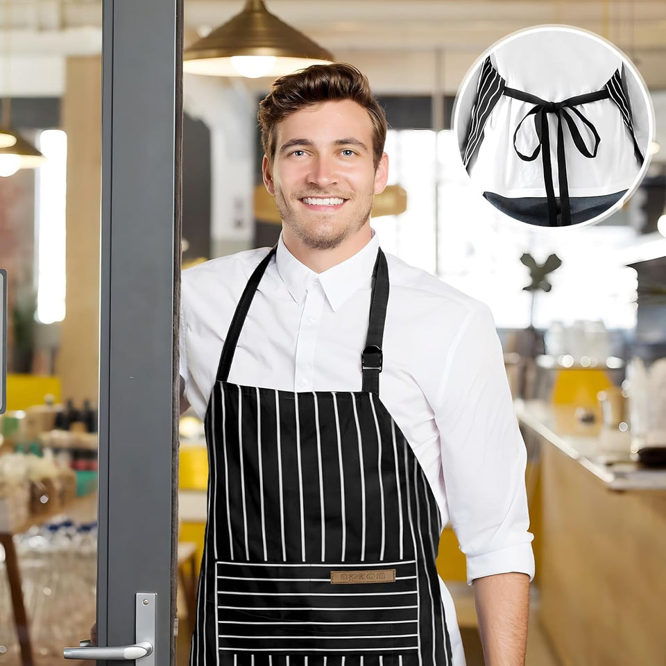 2 Pack Apron. Aprons for Women with Pockets. Cooking Aprons for Women. Kitchen Aprons. Aprons for Cooking