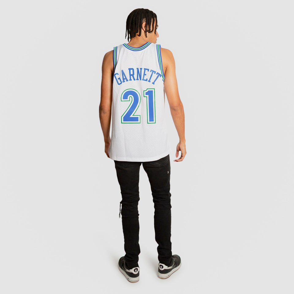 Kevin Garnett Minnesota Timberwolves Hardwood Classics Throwback NBA Swingman Jersey