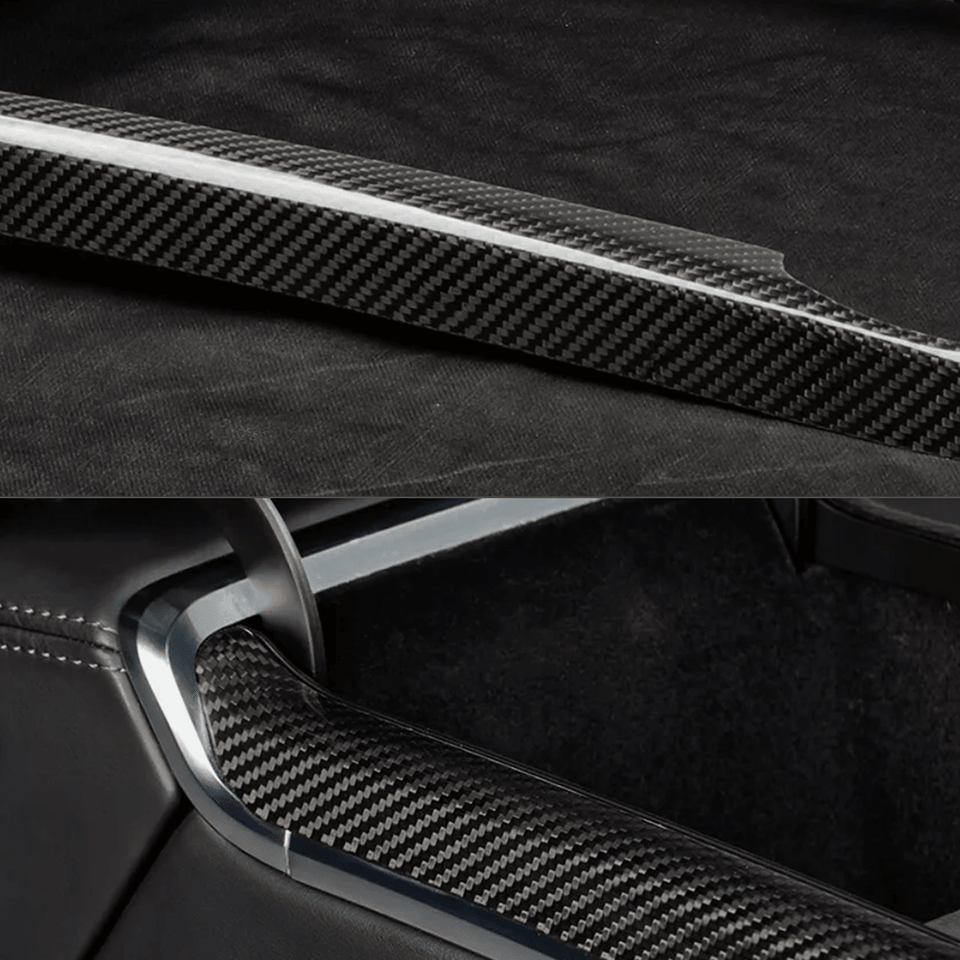 2022+ Tesla Model S/X Real Carbon Fiber Center Console Side Panel Upgrade