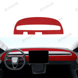 2024 Model 3 Highland Alcantara Dashboard Reflective Stickers For Tesla