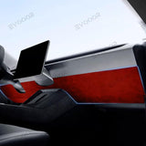 2024 Model 3 Highland Alcantara Anti-kick Stickers Under the Dashboard For Tesla