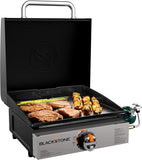 1814 Stainless Steel Propane Gas Portable. Flat Top Griddle Frill Station for Kitchen. Camping. Outdoor. Tailgating. Tabletop. Countertop – Heavy Duty & 12. 000 Btus. 17 Inch. Black