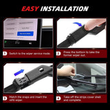 27 and 18 Windshield Wiper Blades Replacement for Tesla Model S (Set of 2)