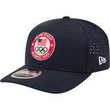 2026 Olympics Team USA New Era Perform 970 Stretch Snap Hat - Navy