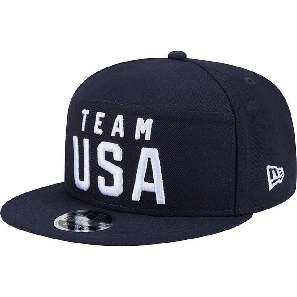 2026 Olympics Team USA New Era Split Panel 950 Hat - Navy