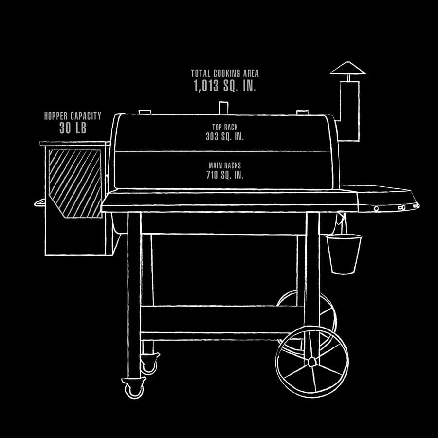 1000R2 Pellet Grill (w/ Sear Slide)