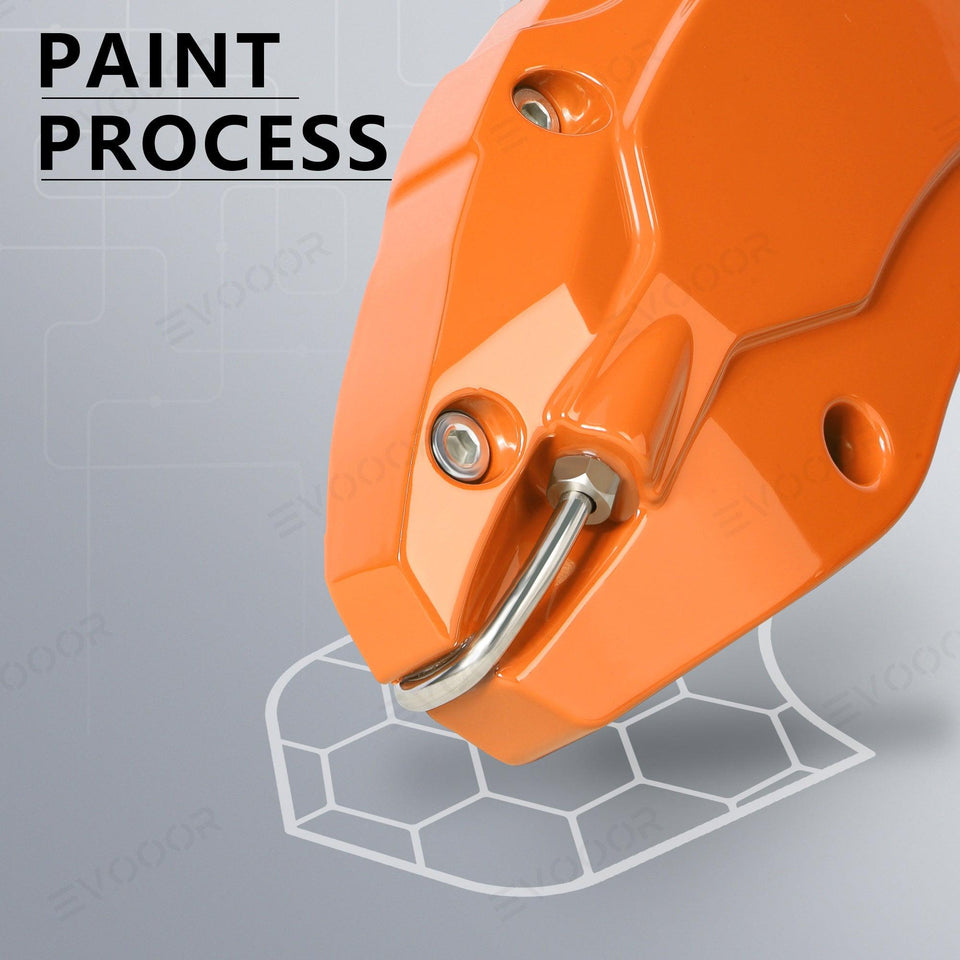 Model S/X Orange Brake Caliper Covers for Tesla 2021-2023  (4Pcs)