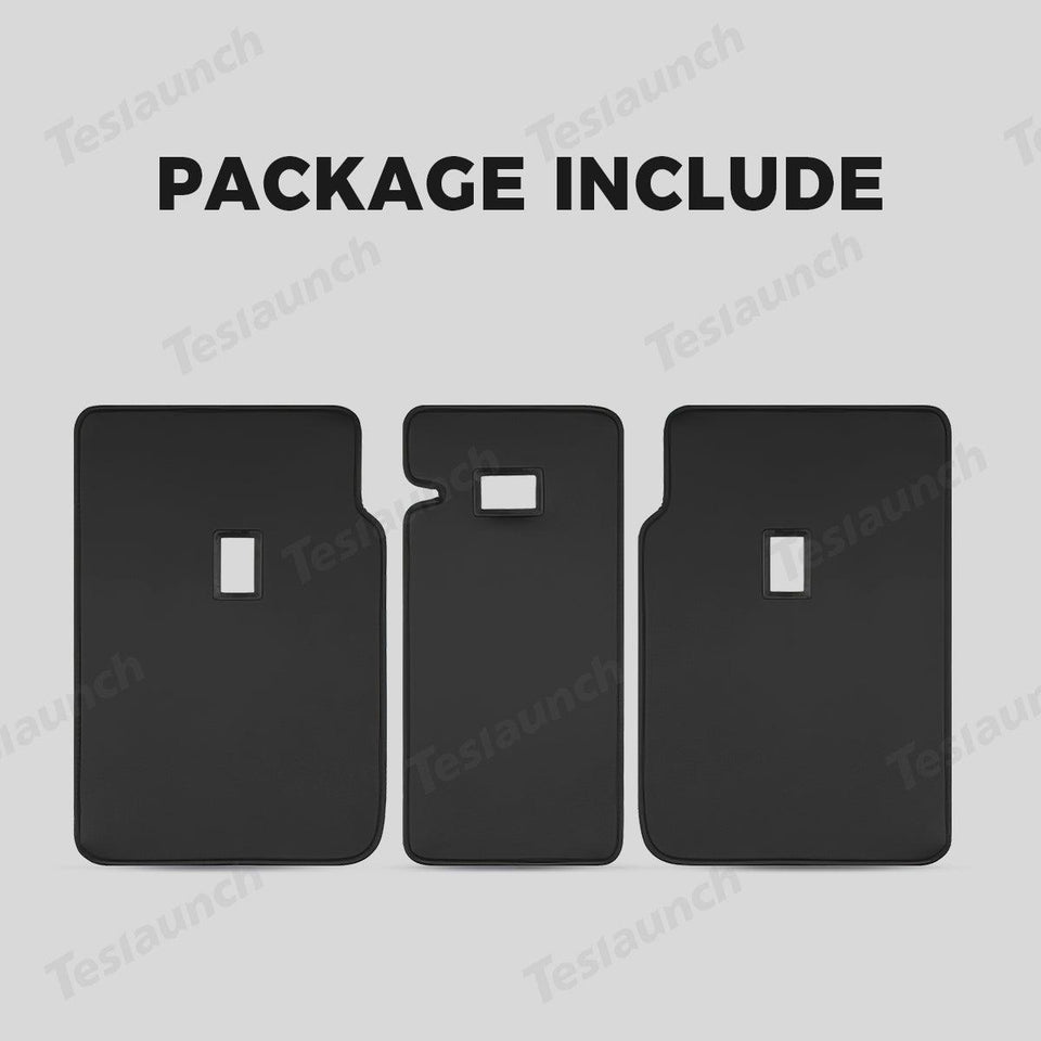Nappa Leather Rear Seat Back Protector for Tesla Model Y Juniper 2025+