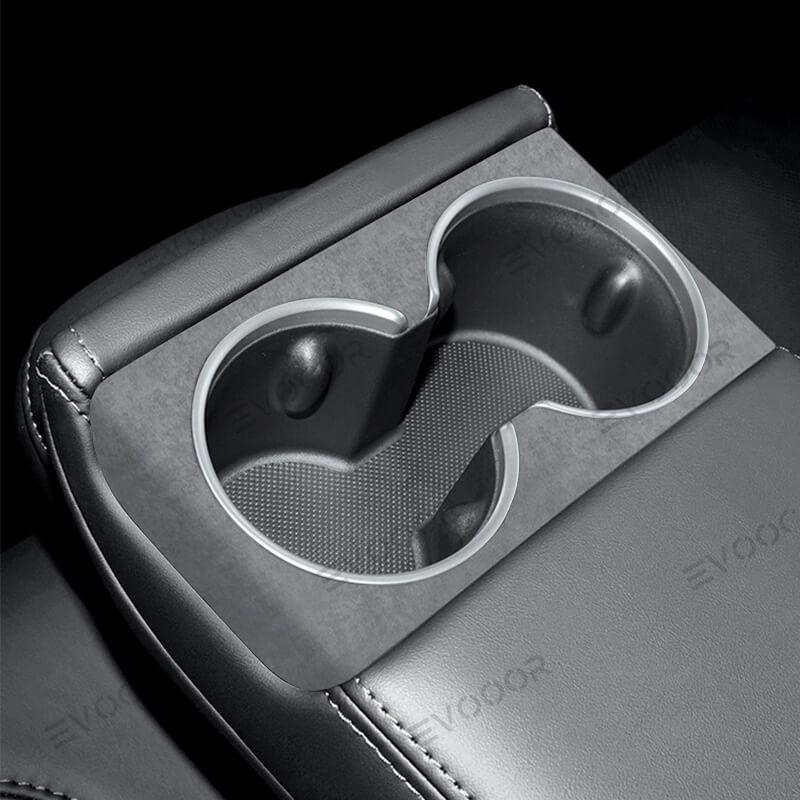 2024 Model 3 Highland Alcantara Rear Seat Cup Cover For Tesla