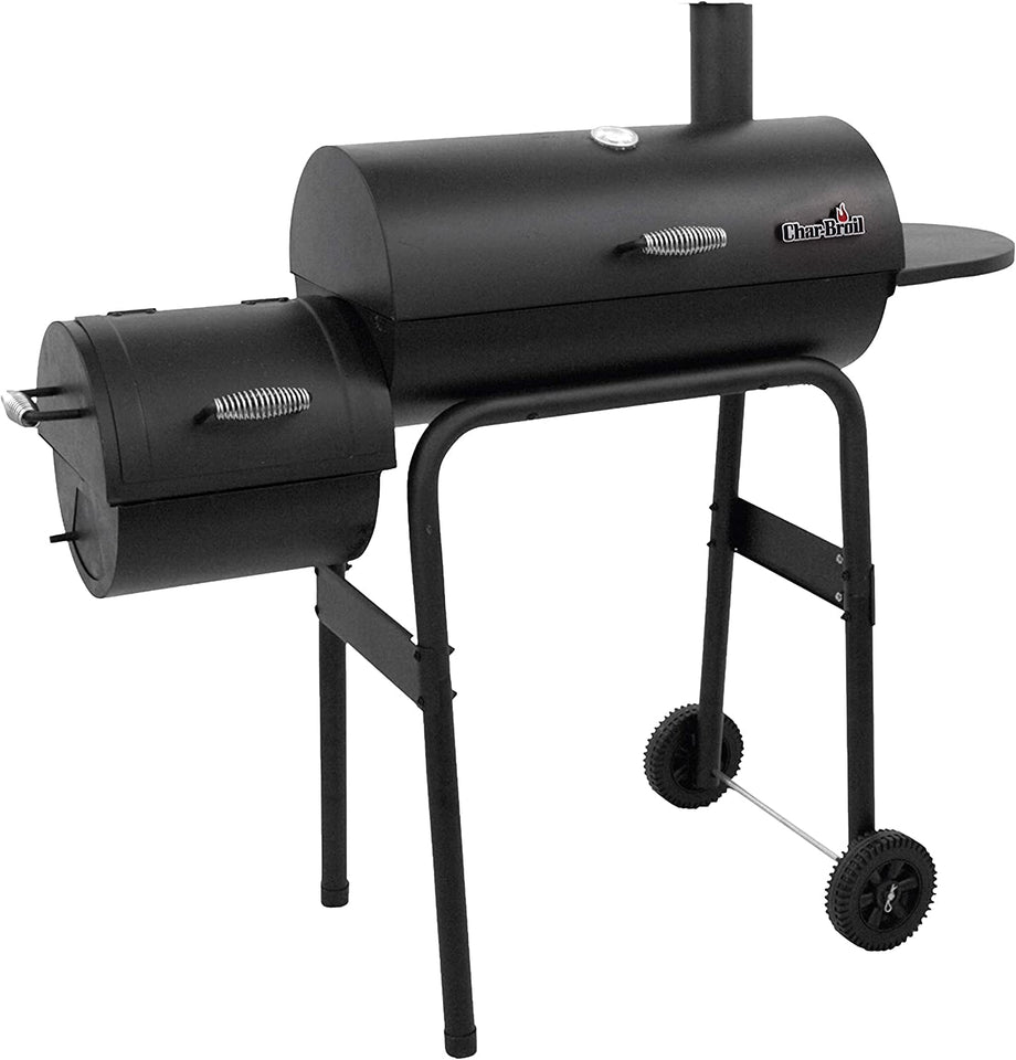 12201570-A1 American Gourmet Offset Smoker. Black.Standard