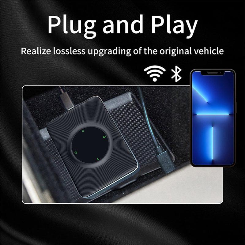 2024 Tesla Model 3/Y (2018-2024) Wirelessly Connect Apple Carplay on Tesla Main Screen ( iOS 10+/Android 11+)